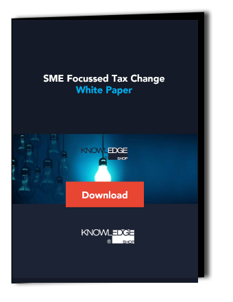 Whitepaper SME Focussed Tax Change Whitepaper SME Focussed Tax Change