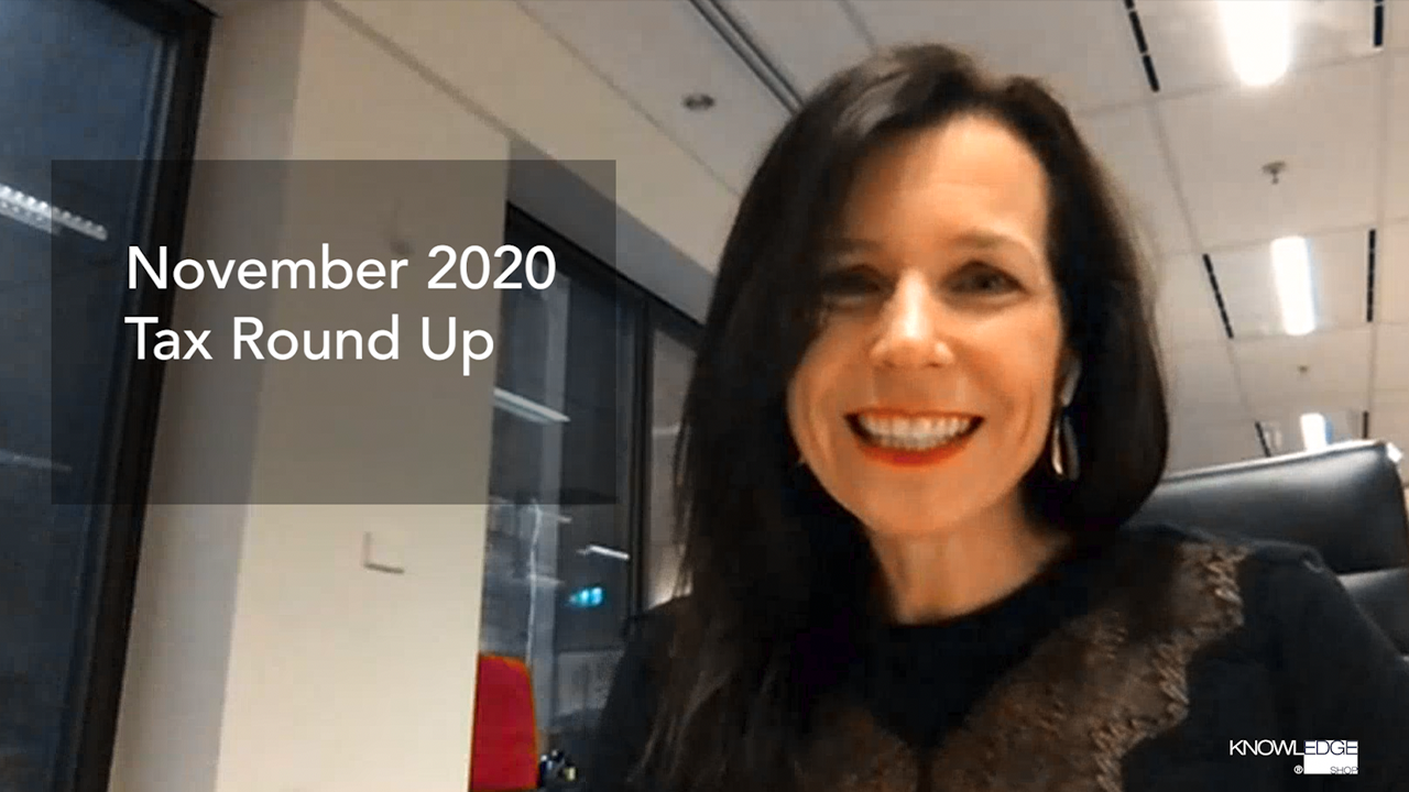 November 2020 Tax Round Up